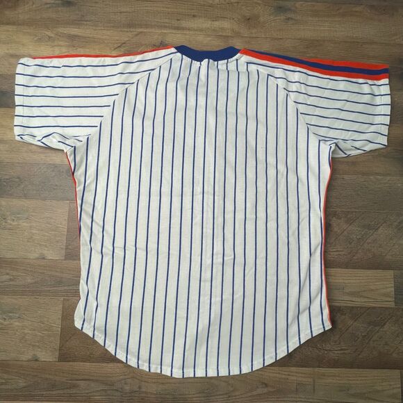 Vintage 80s New York Mets Jersey Men's Large‎ Rawlings Athletic Striped MLB 1017 - Picture 9 of 14